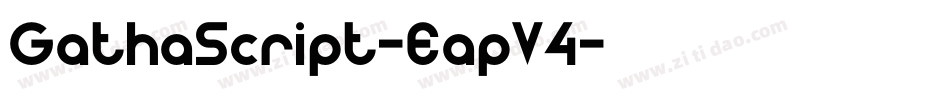 GathaScript-EapV4字体转换