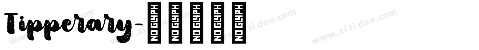 Tipperary字体转换
