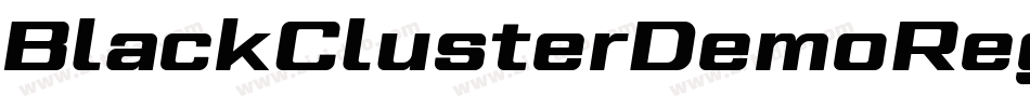 BlackClusterDemoRegular-RMPe字体转换 BlackClusterDemoRegular-RMPe字体转换