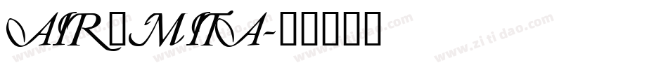 AIR_MITA字体转换