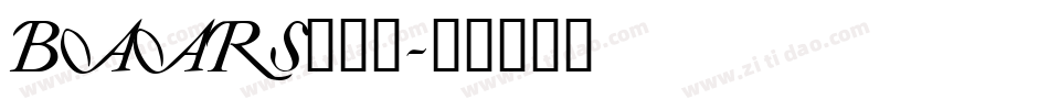 BAARS___字体转换