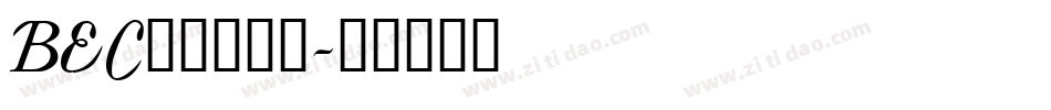 BEC_____字体转换
