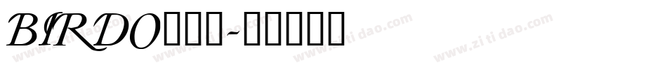BIRDO___字体转换