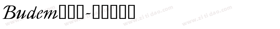 Budem___字体转换
