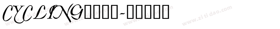 CYCLING_转换器字体转换