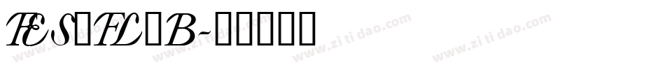 FES_FL_B字体转换