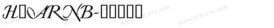 H_ARNB字体转换