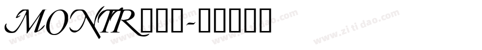 MONTR___字体转换