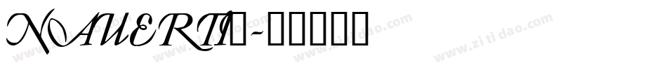 NAUERTI_字体转换