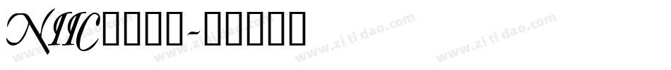 NIIC____字体转换