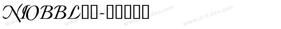 NIOBBL__字体转换