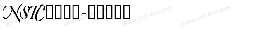 NSTC____字体转换