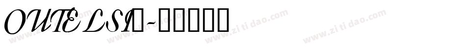 OUTELSI_字体转换