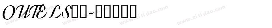 OUTELS__字体转换