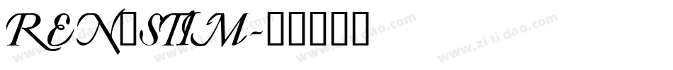 REN_STIM字体转换