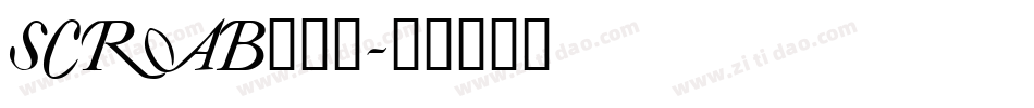 SCRAB___字体转换