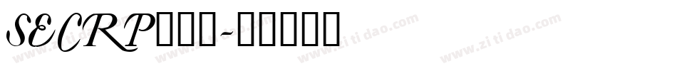SECRP___字体转换