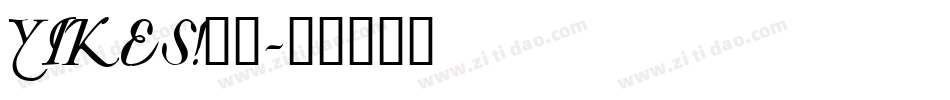 YIKES!__字体转换