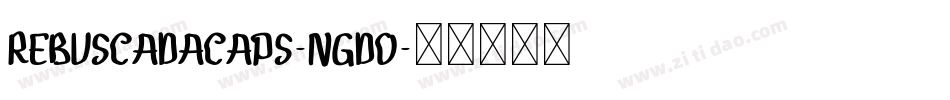 RebuscadaCaps-ngdO字体转换