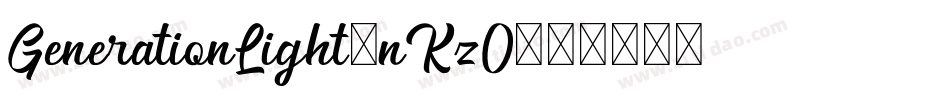 GenerationLight-nKz0字体转换