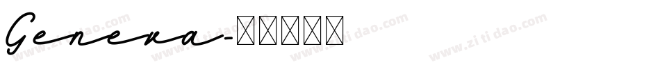 Geneva字体转换