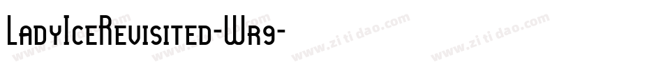 LadyIceRevisited-Wr9字体转换