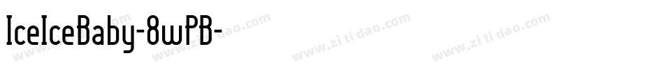 IceIceBaby-8wPB字体转换