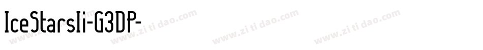 IceStarsIi-G3DP字体转换