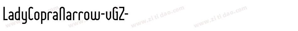LadyCopraNarrow-vGZ字体转换