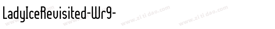 LadyIceRevisited-Wr9字体转换