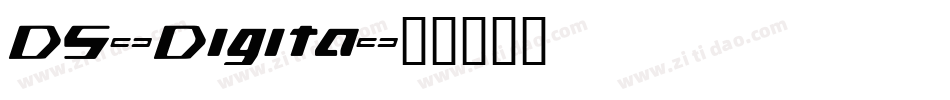 DS-Digita字体转换