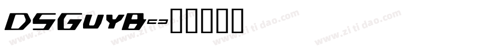 DSGuyB字体转换
