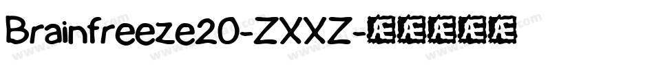 Brainfreeze20-ZXXZ字体转换