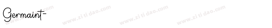 Germaint字体转换