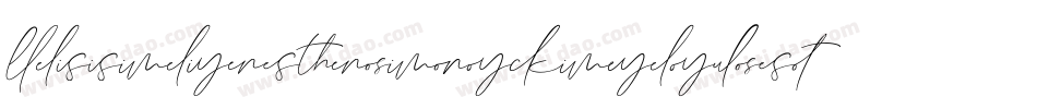 DallianceScriptLigatures字体转换