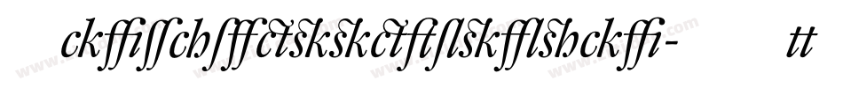 Schmalfettegotisch-OVyP字体转换
