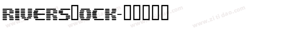 RIVERSTOCK字体转换