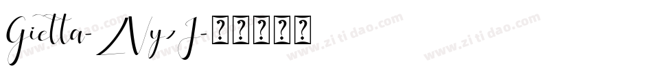 Gietta-ZVyzJ字体转换