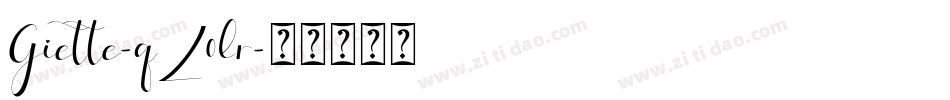 Giette-qZ0lr字体转换