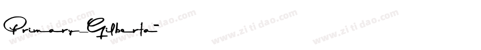Primary_Gilberta字体转换
