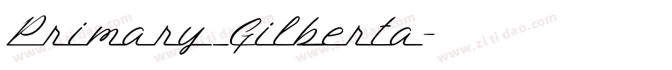 Primary_Gilberta字体转换