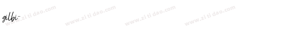 gilbi字体转换