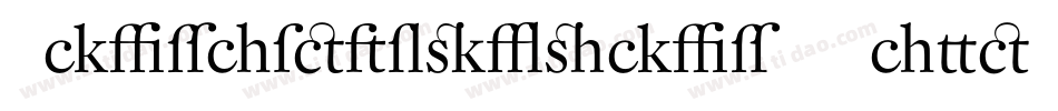 Schmalegotischmk-Eaye字体转换