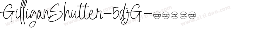 GilliganShutter-5djG字体转换