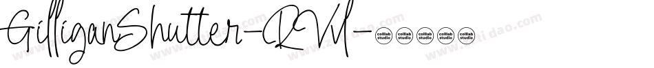 GilliganShutter-RVvl字体转换