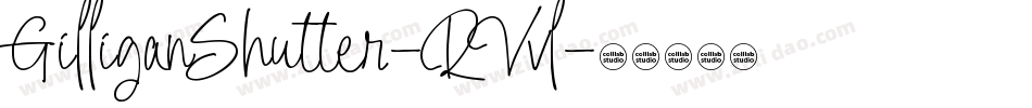 GilliganShutter-RVvl字体转换
