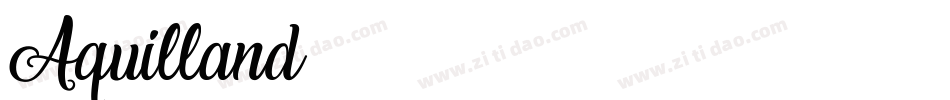 Aquilland-2字体转换