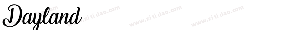 Dayland-2字体转换