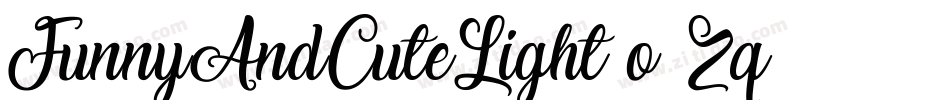 FunnyAndCuteLight-o2Zq字体转换
