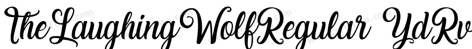 TheLaughingWolfRegular-YdRv字体转换